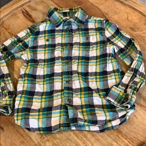 Gymboree Boys Flannel Plaid Shirt